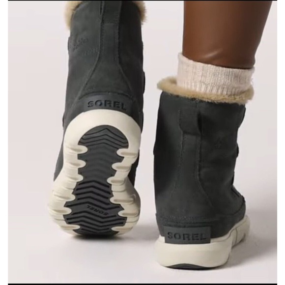 Sorel Women's Explorer Next Joan Waterproof Insulated Boot - Grill/Fawn NWB 6.5 - Picture 13 of 16